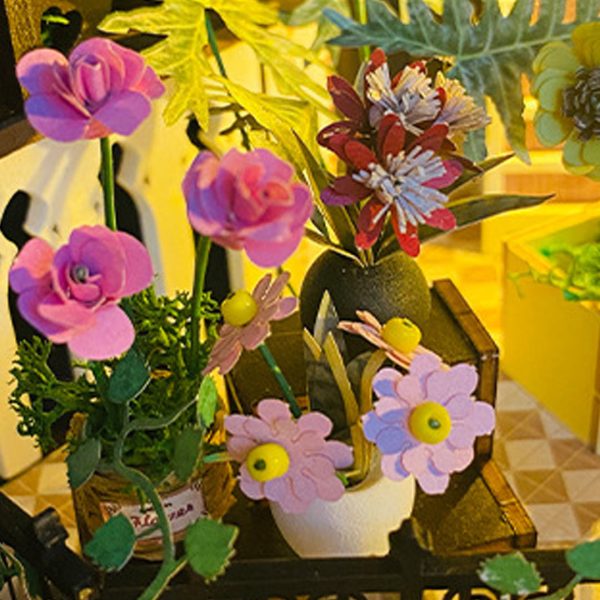 Flower House DIY Miniature House Kit