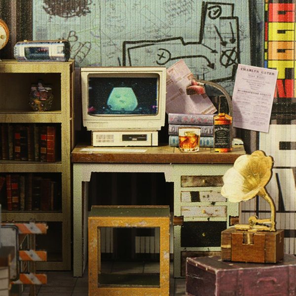 Military Base DIY Wooden Book Nook Kit